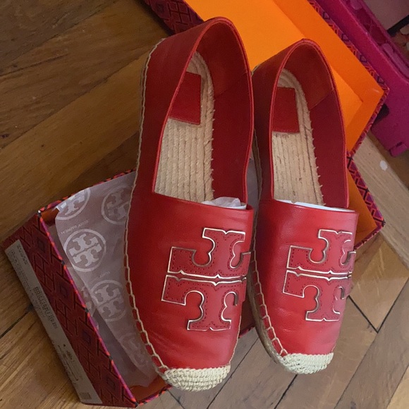 Tory Burch Red Ines Espadrille - Picture 2 of 8